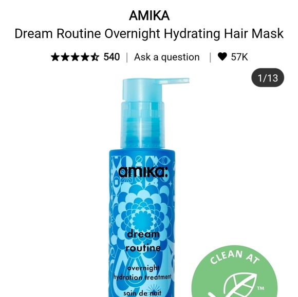 Sephora Other - NIB AMIKA DREAM ROUTINE OVERNIGHT HYDRATING HAIR MASK